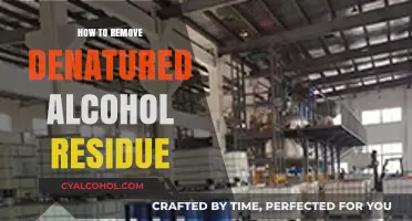 Effective Methods to Remove Denatured Alcohol Residue Safely and Easily