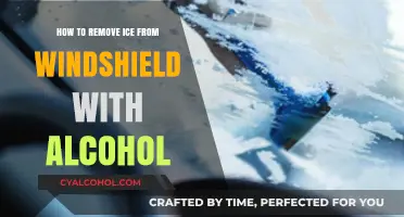 Use Alcohol to De-ice Your Windshield