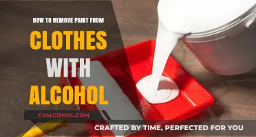 Removing Paint Stains with Alcohol: A Quick Fix