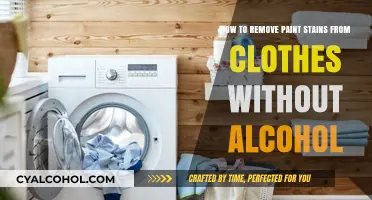 Effective Paint Stain Removal: No Alcohol Needed