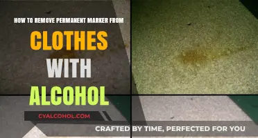 Erase Permanent Marker Stains with Alcohol