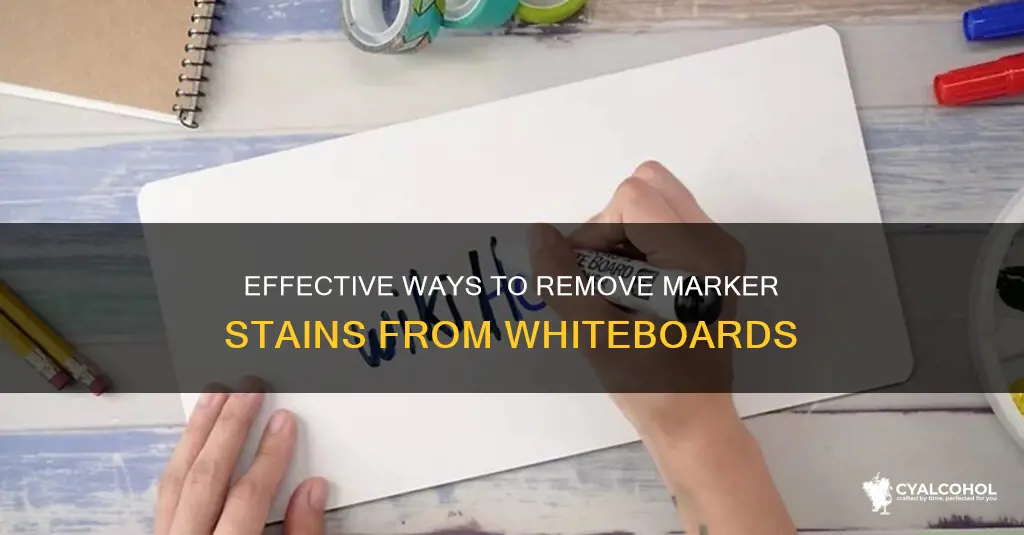 how to remove permanent marker from white board without alcohol