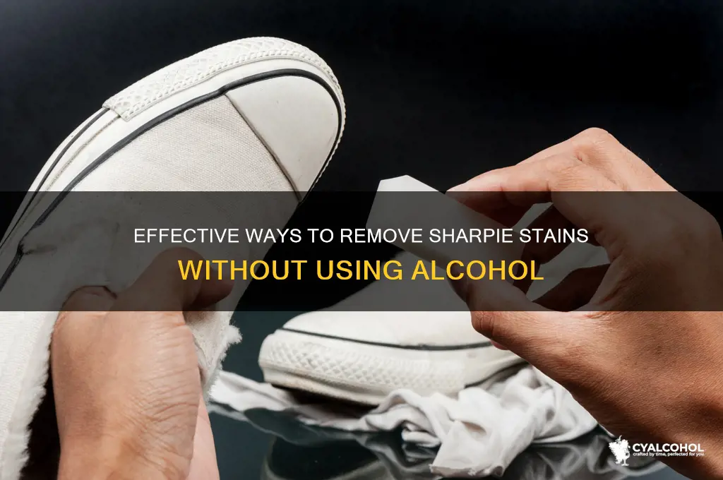 how to remove sharpie besides alcohol