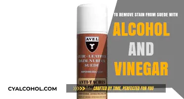 Easy Suede Stain Removal with Alcohol and Vinegar