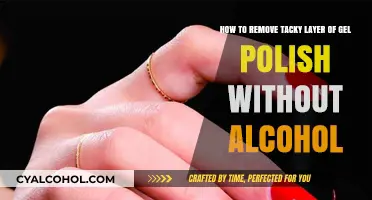 Gel Polish: Removing Tack Without Alcohol