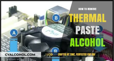 Effective Methods to Remove Thermal Paste Using Alcohol Safely