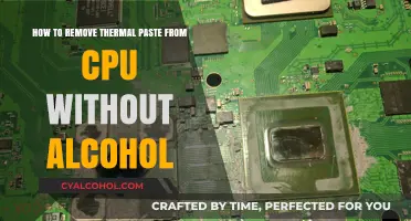 Easy CPU Thermal Paste Removal Without Alcohol