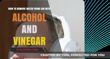 Easy Home Remedy: Alcohol and Vinegar for Watery Ears
