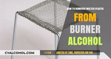 Removing Melted Plastic with Alcohol: A Quick Guide