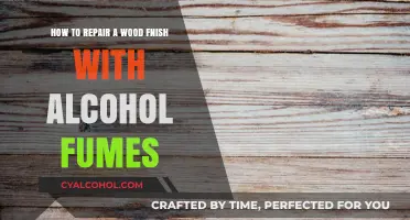 Repairing Wood Finishes: Alcohol Fumes to the Rescue