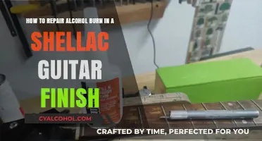 Repairing Alcohol Burn on a Shellac Guitar Finish