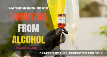 Recovering from Alcohol-Induced Vomiting: Restoring Electrolytes for Quick Relief