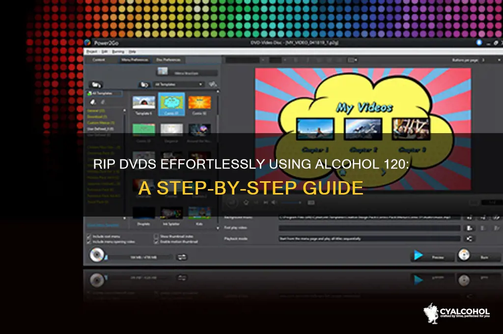 how to rip a dvd with alcohol 120