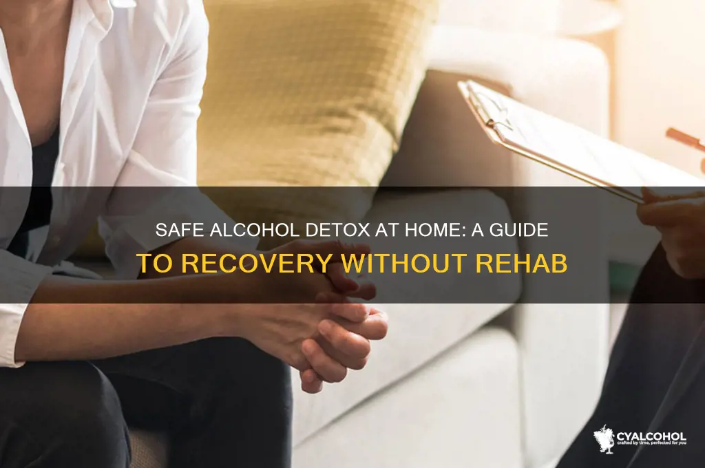 how to safely detox from alcohol without rehab