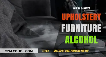 Effective Upholstery Sanitization: Using Alcohol for Clean, Germ-Free Furniture