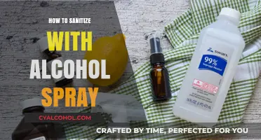 Effective Alcohol Spray Sanitization: A Step-by-Step Guide for Clean Surfaces