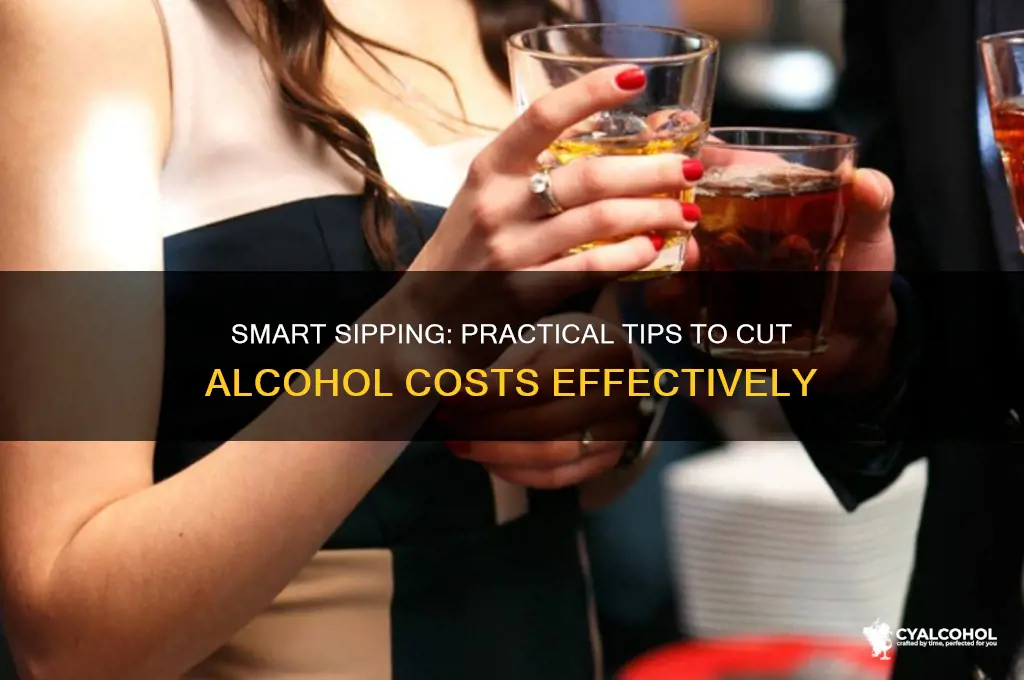 how to save money on alcohol