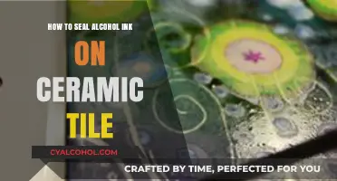 Sealing Alcohol Ink on Ceramic Tiles: A Step-by-Step Guide