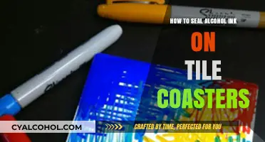 Sealing Alcohol Ink on Tile Coasters: A Step-by-Step Guide