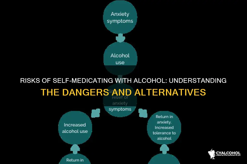how to self medicate with alcohol