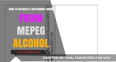 Purifying Quaternary Amines: Separating from MPEG Alcohol