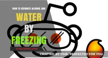 Freezing Method: Separating Alcohol and Water Made Simple