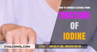 Efficient Methods to Separate Alcohol from Tincture of Iodine