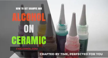Permanent Art: Setting Sharpie and Alcohol Designs on Ceramic Surfaces