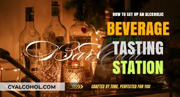 Setting Up a Tasting Station: Alcoholic Beverages