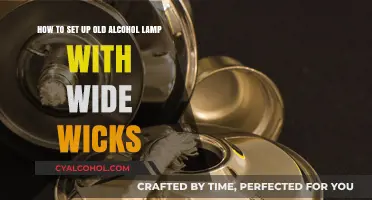 Setting Up Old Alcohol Lamps: Wide Wick Guide