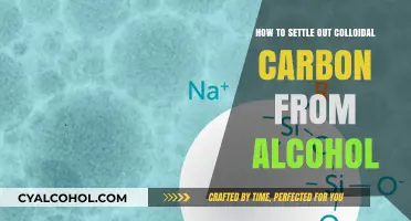 Effective Techniques to Settle Colloidal Carbon from Alcohol Solutions