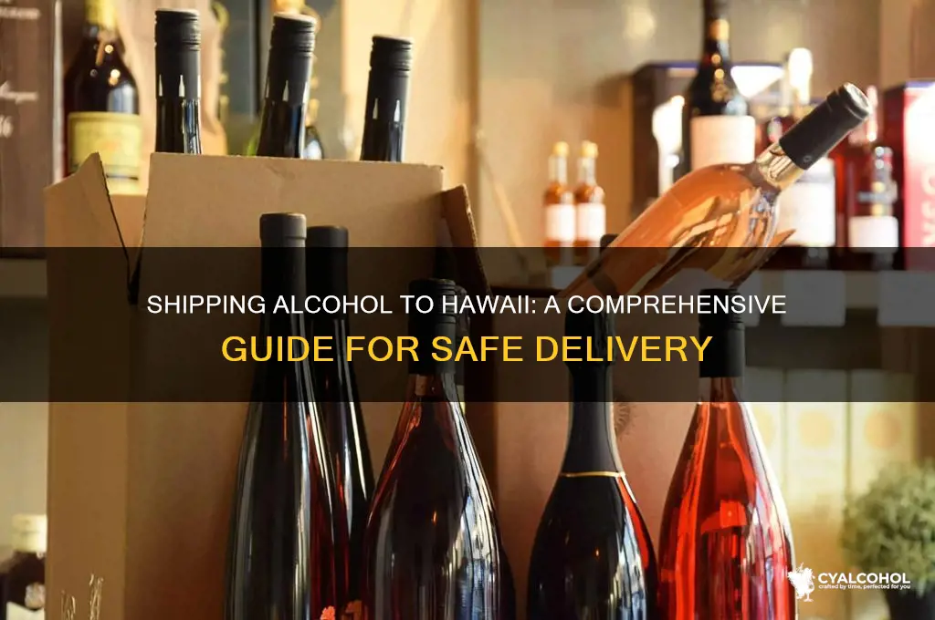 how to ship alcohol to hawaii
