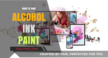 Mastering Alcohol Ink Signatures: Tips for Signing Your Artworks