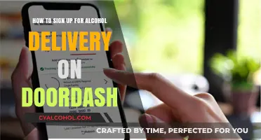 Alcohol Delivery: Sign Up on DoorDash