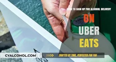 Alcohol Delivery: Uber Eats Sign-Up Simplified