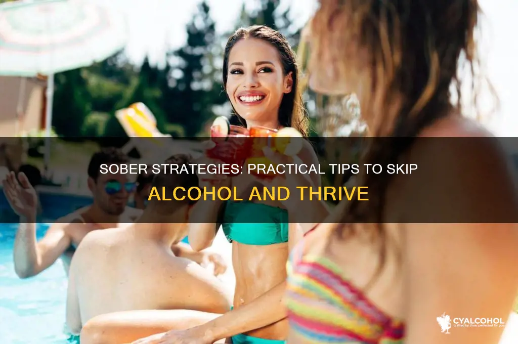 how to skip alcohol