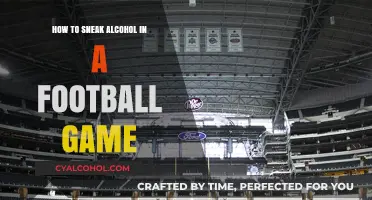 Clever Ways to Sneak Alcohol into a Football Game Undetected