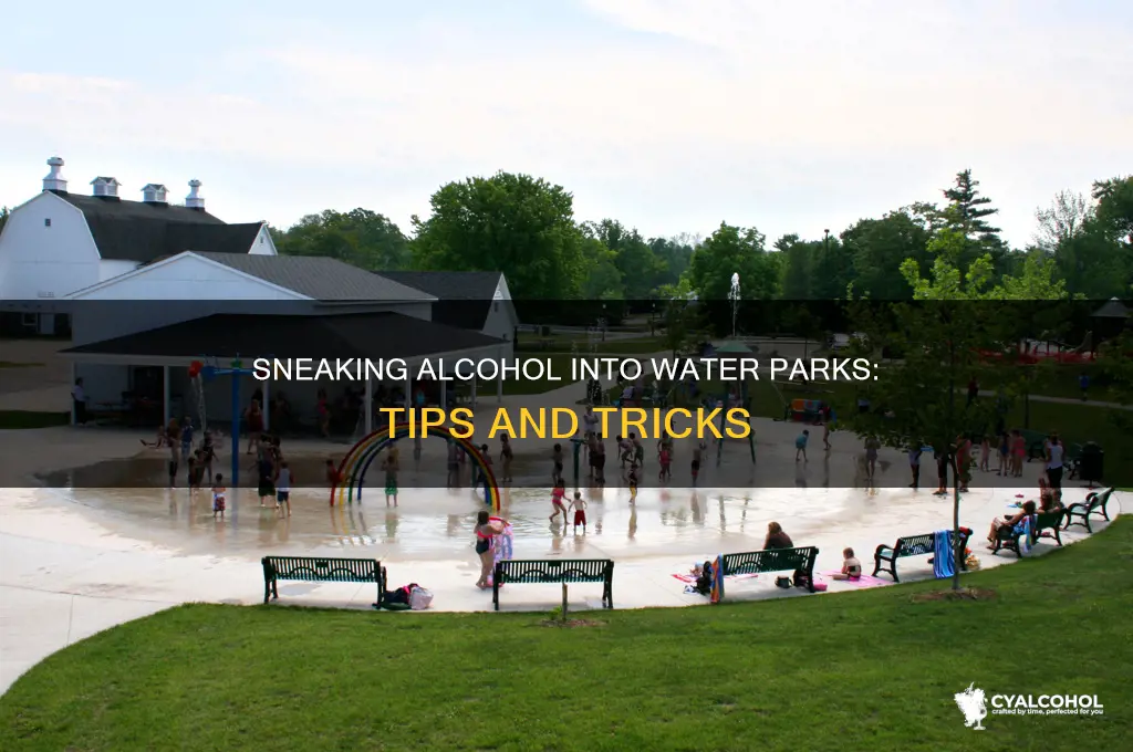 how to sneak alcohol in a water park