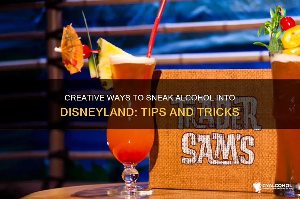 how to sneak alcohol in disneyland