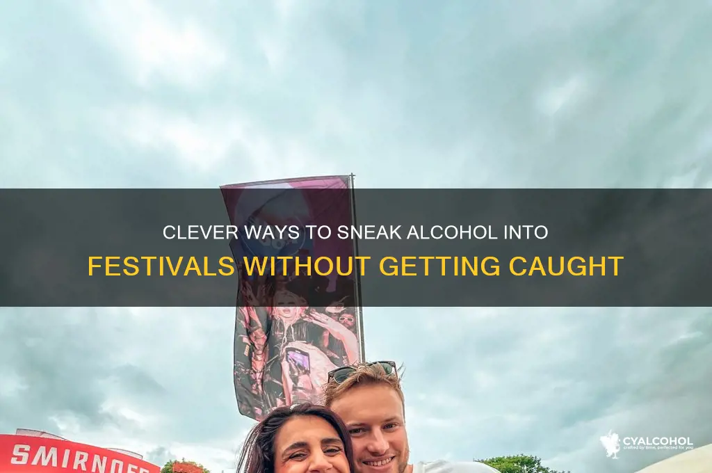 how to sneak alcohol in festival