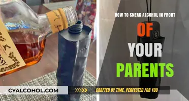 Sneaking Alcohol: Tips to Drink Discreetly Under Parental Radar