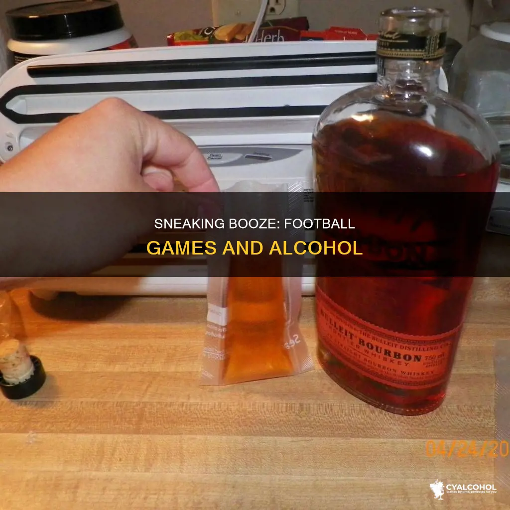 how to sneak alcohol into a college football game