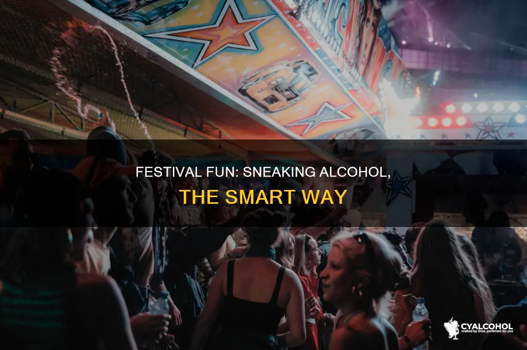 how to sneak alcohol into a day festival