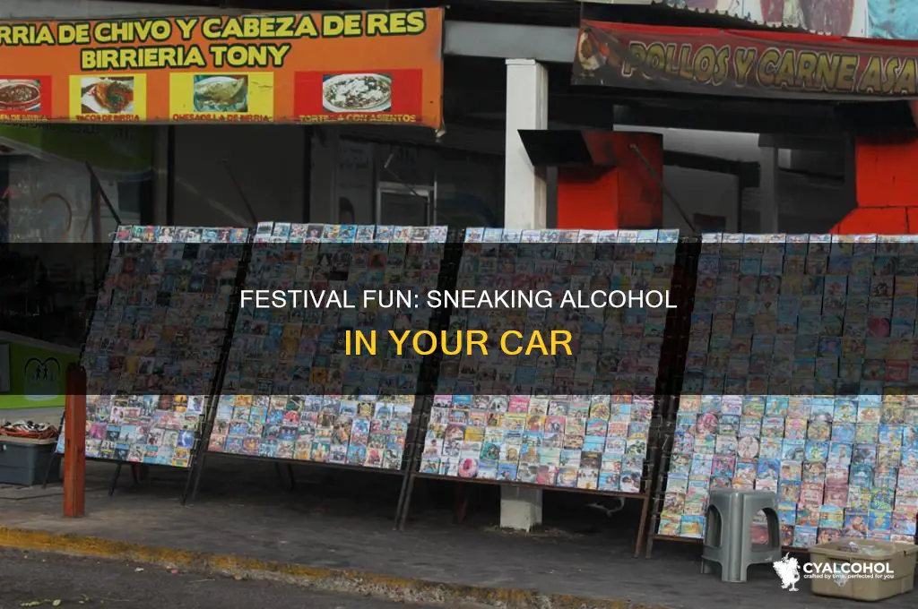 how to sneak alcohol into a festival car