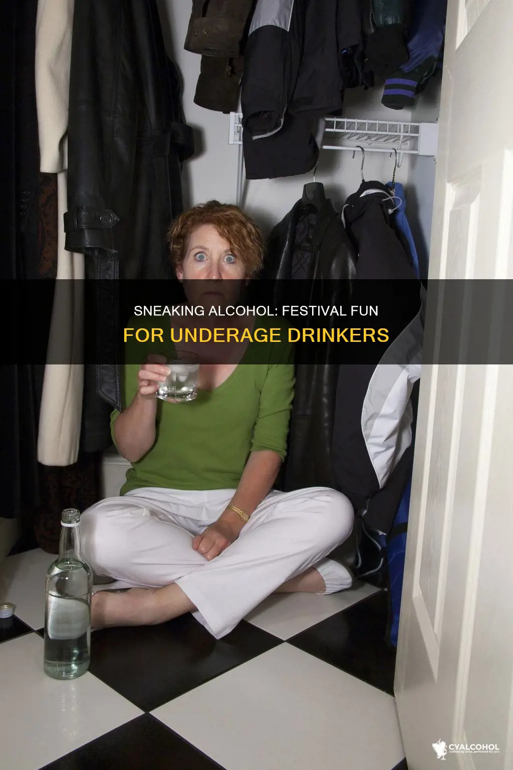 how to sneak alcohol into a festival under 18