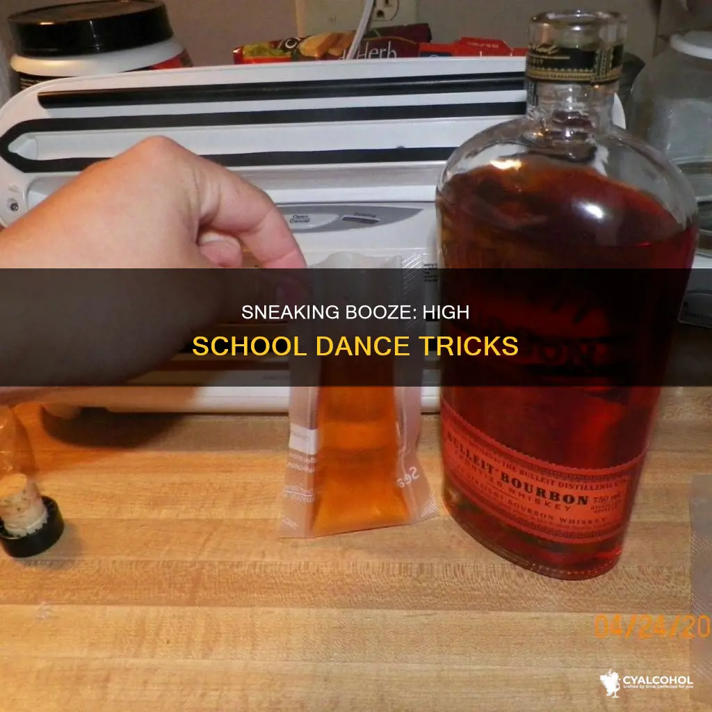 how to sneak alcohol into a high school dance