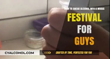 Sneaking Alcohol into Festivals: Creative Ways for Guys