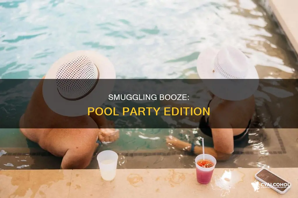 how to sneak alcohol into a pool party