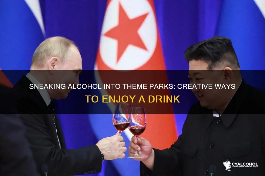 how to sneak alcohol into a theme park