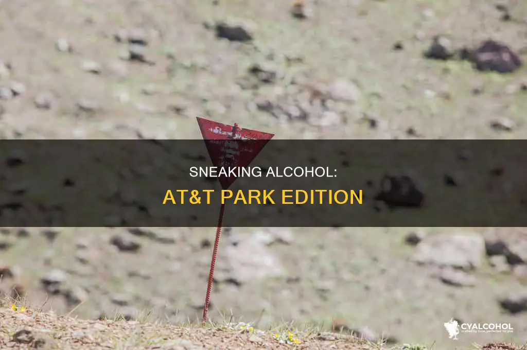 how to sneak alcohol into at&t park